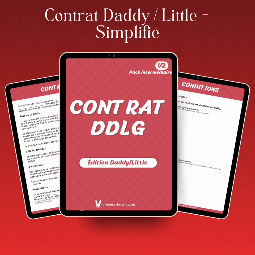 Contrat Daddy/Little - Simplifié