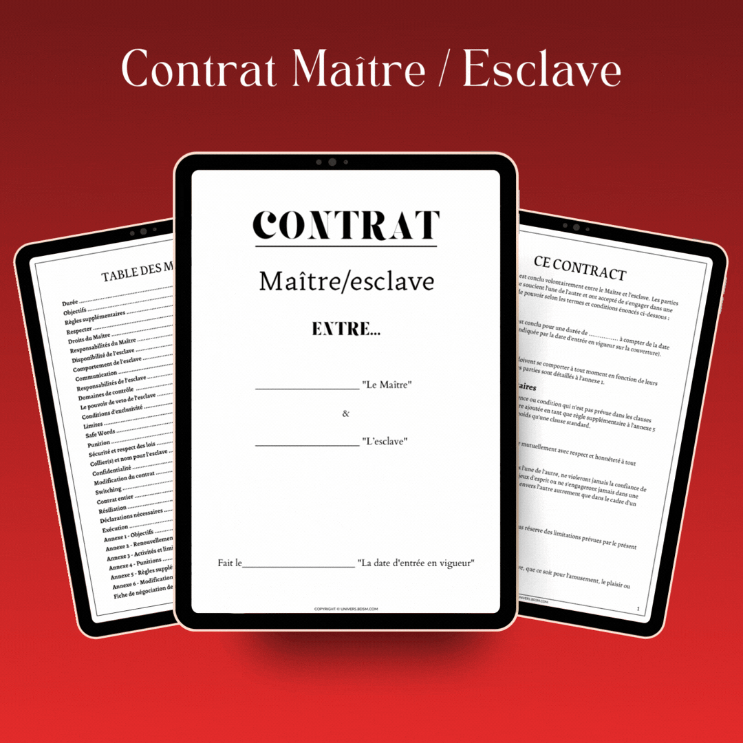 Contrat Maître/esclave