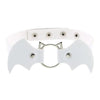 Collier BDSM Chauve-souris Blanc