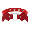 Collier BDSM Chauve-souris Rouge