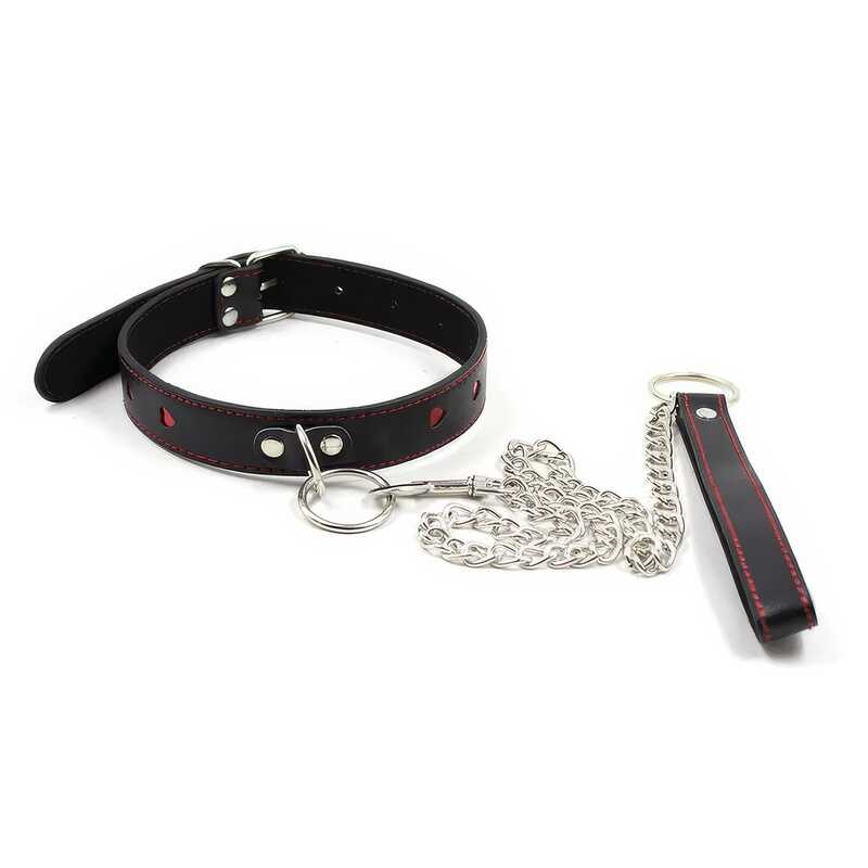 Collier BDSM Laisse Coeur