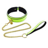 Collier laisse phosphorescent