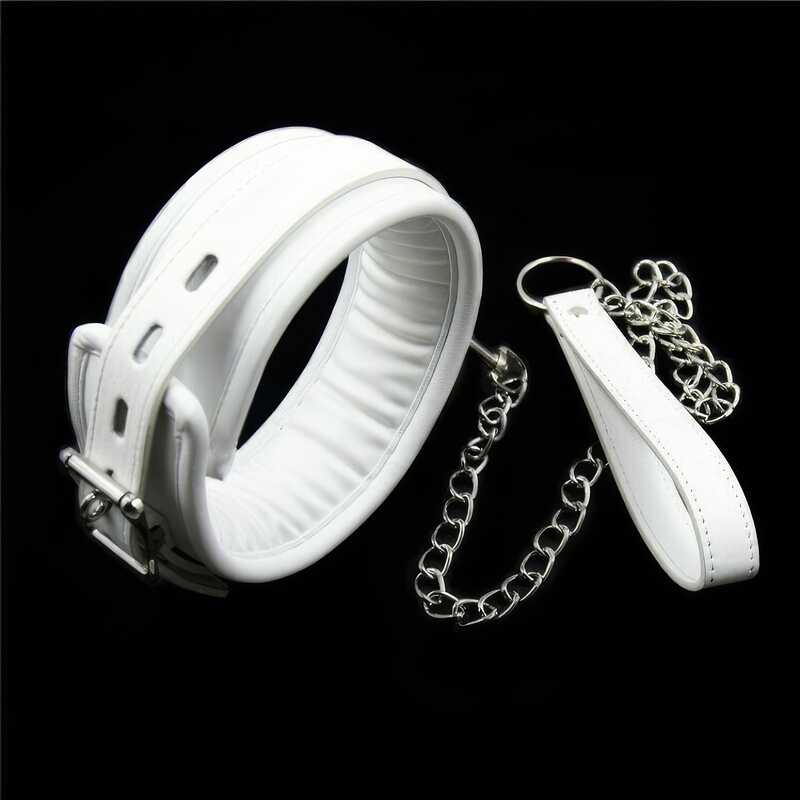 Collier BDSM Blanc