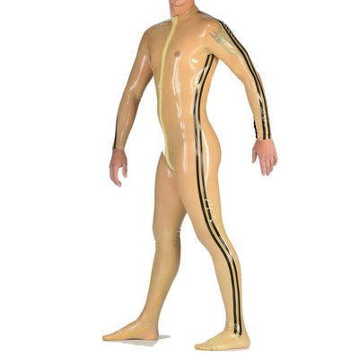 Combinaison Latex Homme Transparent avec Chaussettes