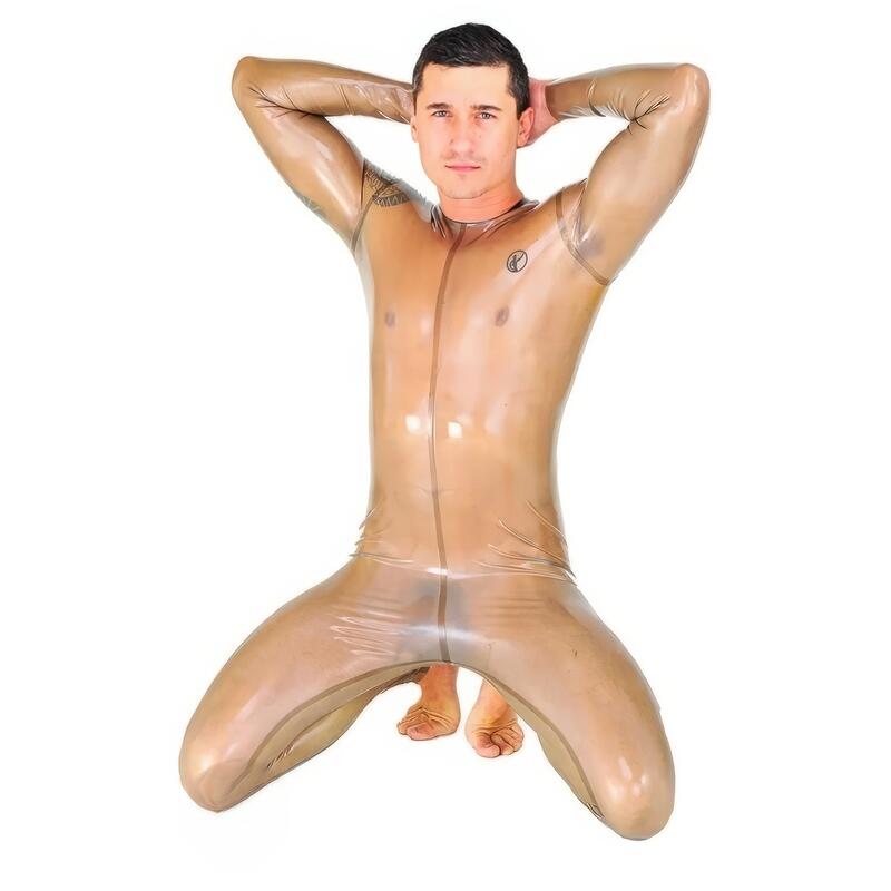 Combinaison Latex Transparent sans Zip