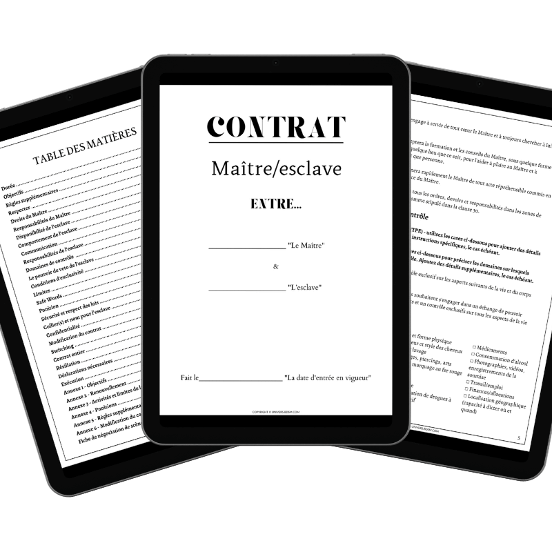 Contrat Maître/esclave