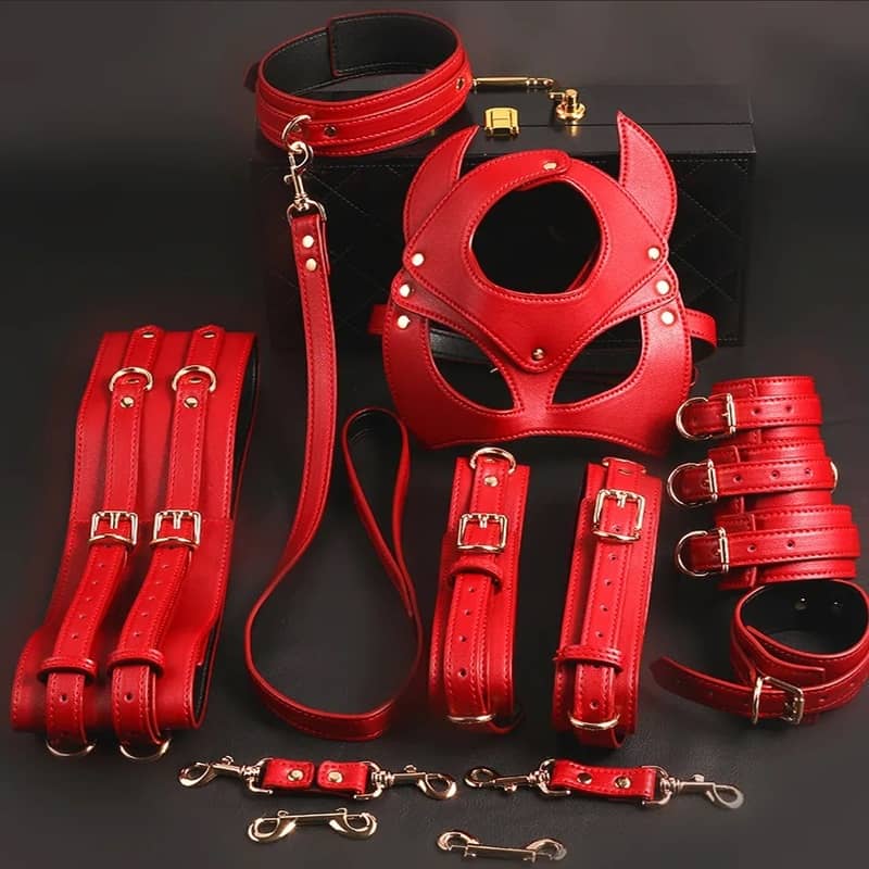 Kit BDSM Débutant Rouge