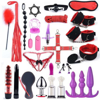 Kit BDSM Complet Rouge