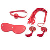 Kit BDSM Rouge 4 Pièces