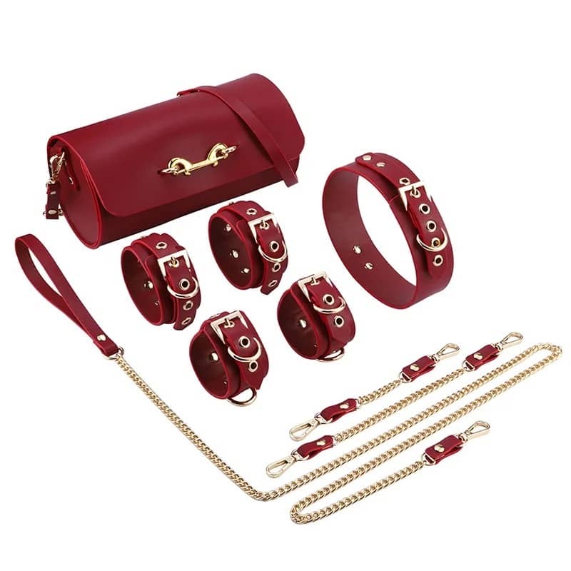 Kit Bondage Luxueux Rouge