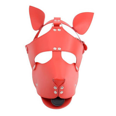 Masque BDSM Chien Rouge