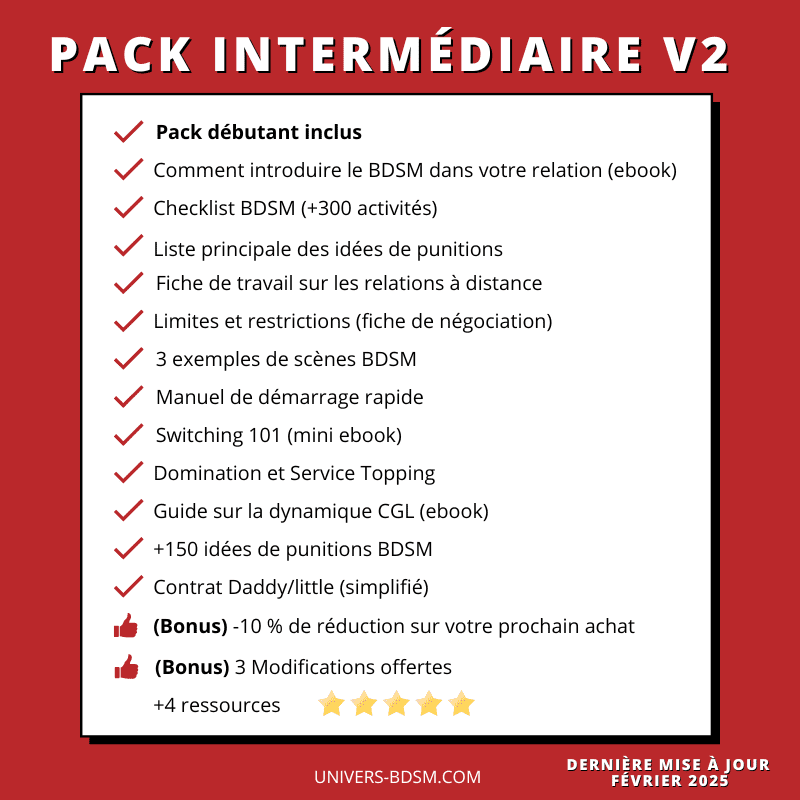 Pack BDSM Débutant