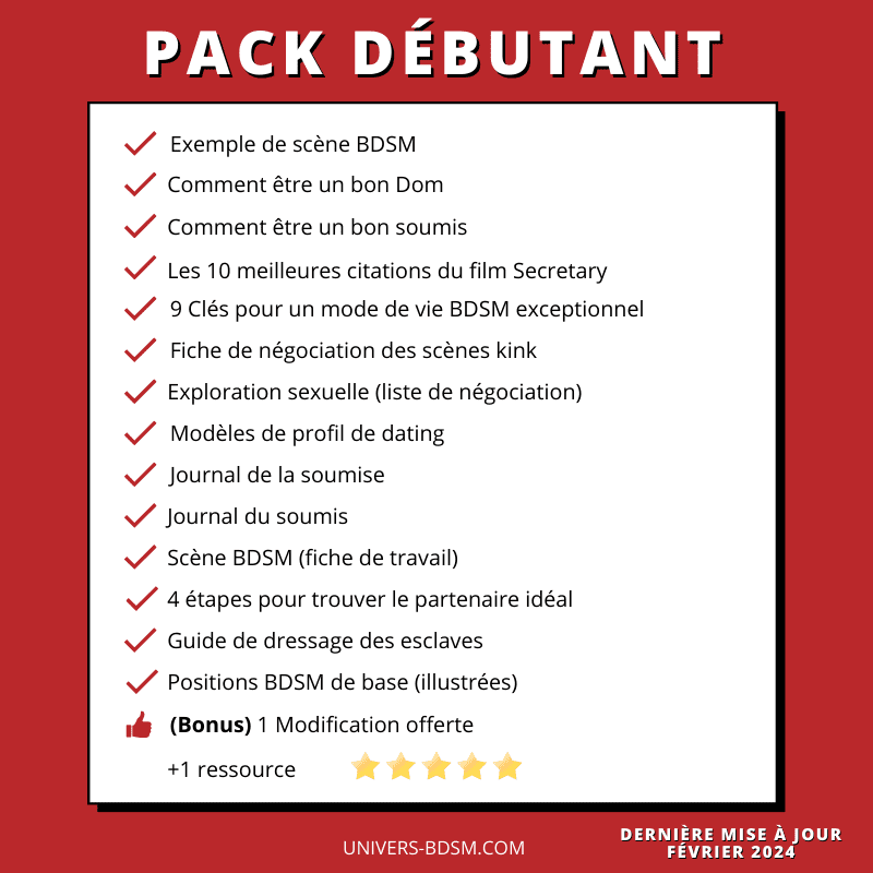 Ressources - Pack Débutant V1