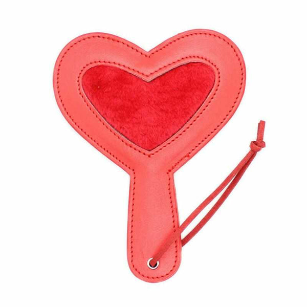 Paddle BDSM Similicuir Cœurs - Neuf LOVE AND VIBES