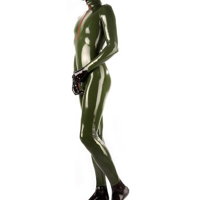 Combinaison Latex Homme Vert Militaire