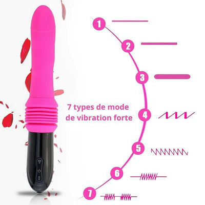 Sex Machine Télescopique Rose