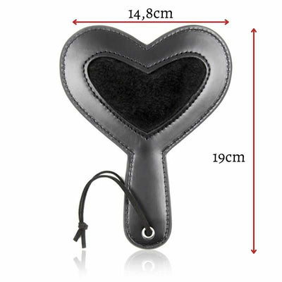 Taille Paddle BDSM Coeur