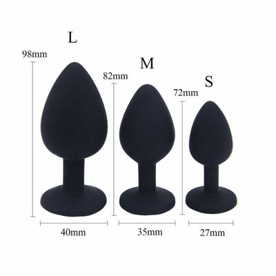 Taille Plug Anal Silicone Kit