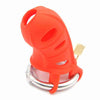 Cage Chasteté Silicone Homme Rouge