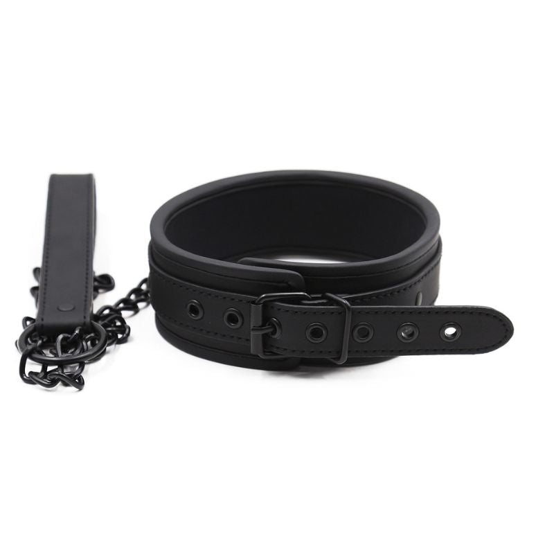 Collier Grand Cœur Bondage Punk BDSM - Chaînette SM, Accessoire Sexe Adulte