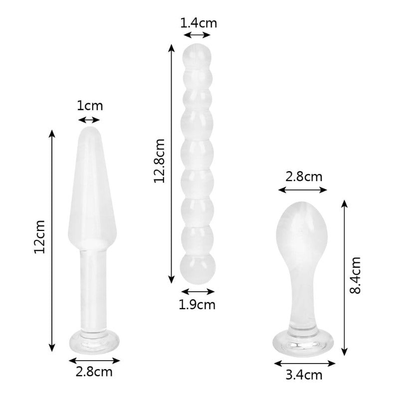 Plug Anal Verre | Univers BDSM Plug Anal Verre | Univers BDSM